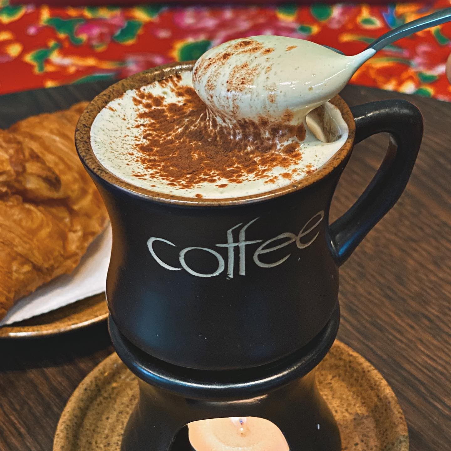 Cà phê trứng de Cà Phê S, crème d'œuf fouettée